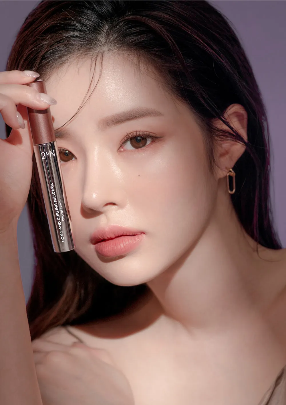 2aN Long & Curling Mascara 7.5g #Choco Brown