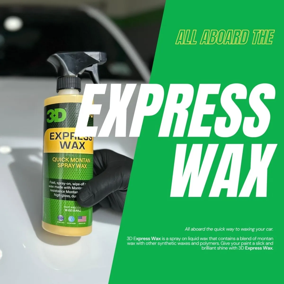 3D Express Wax Spray On