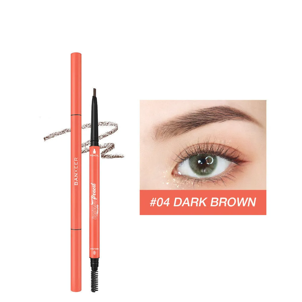 Angled Eyebrow Pencil with Brush by Banxeer - 4  Colours - Waterproof