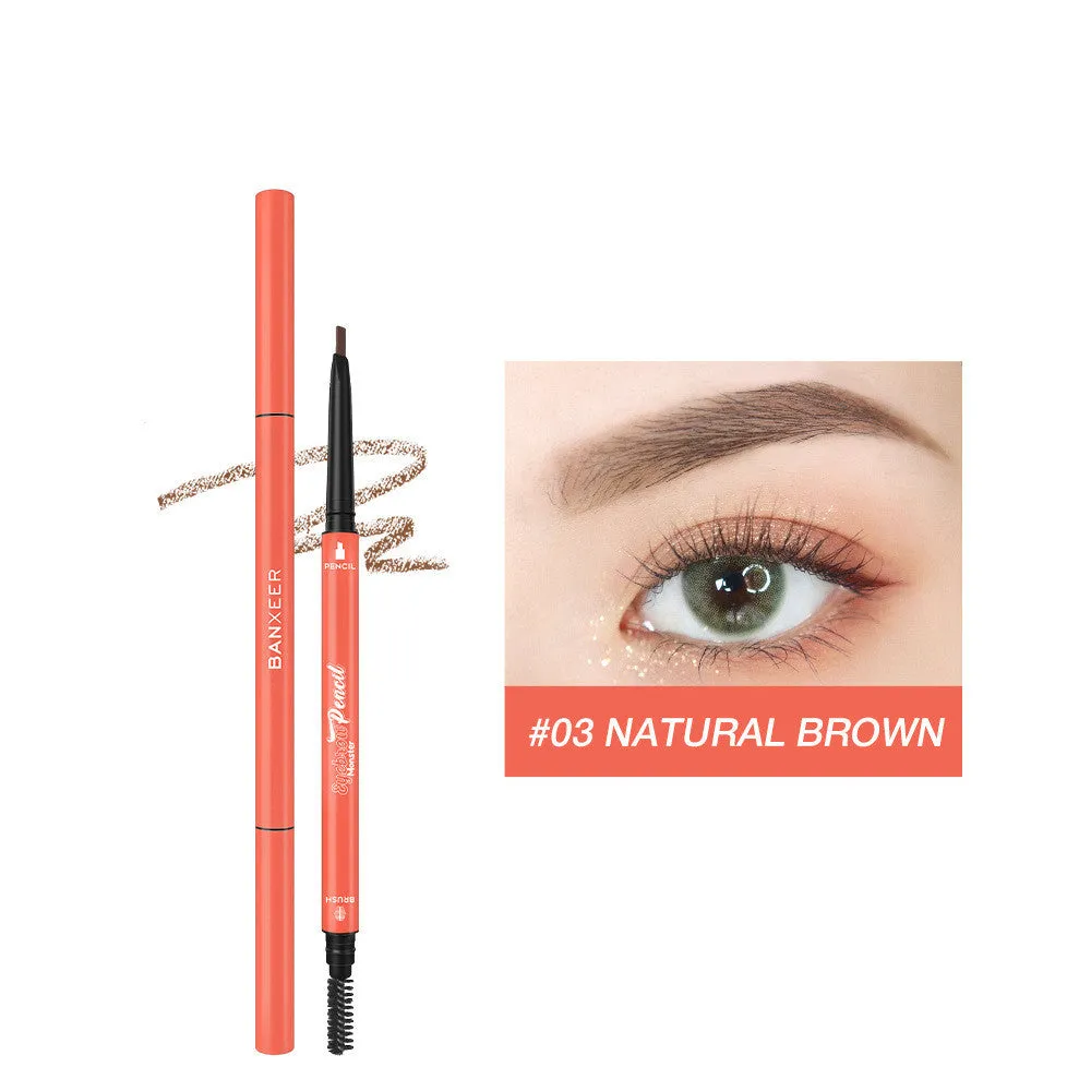 Angled Eyebrow Pencil with Brush by Banxeer - 4  Colours - Waterproof