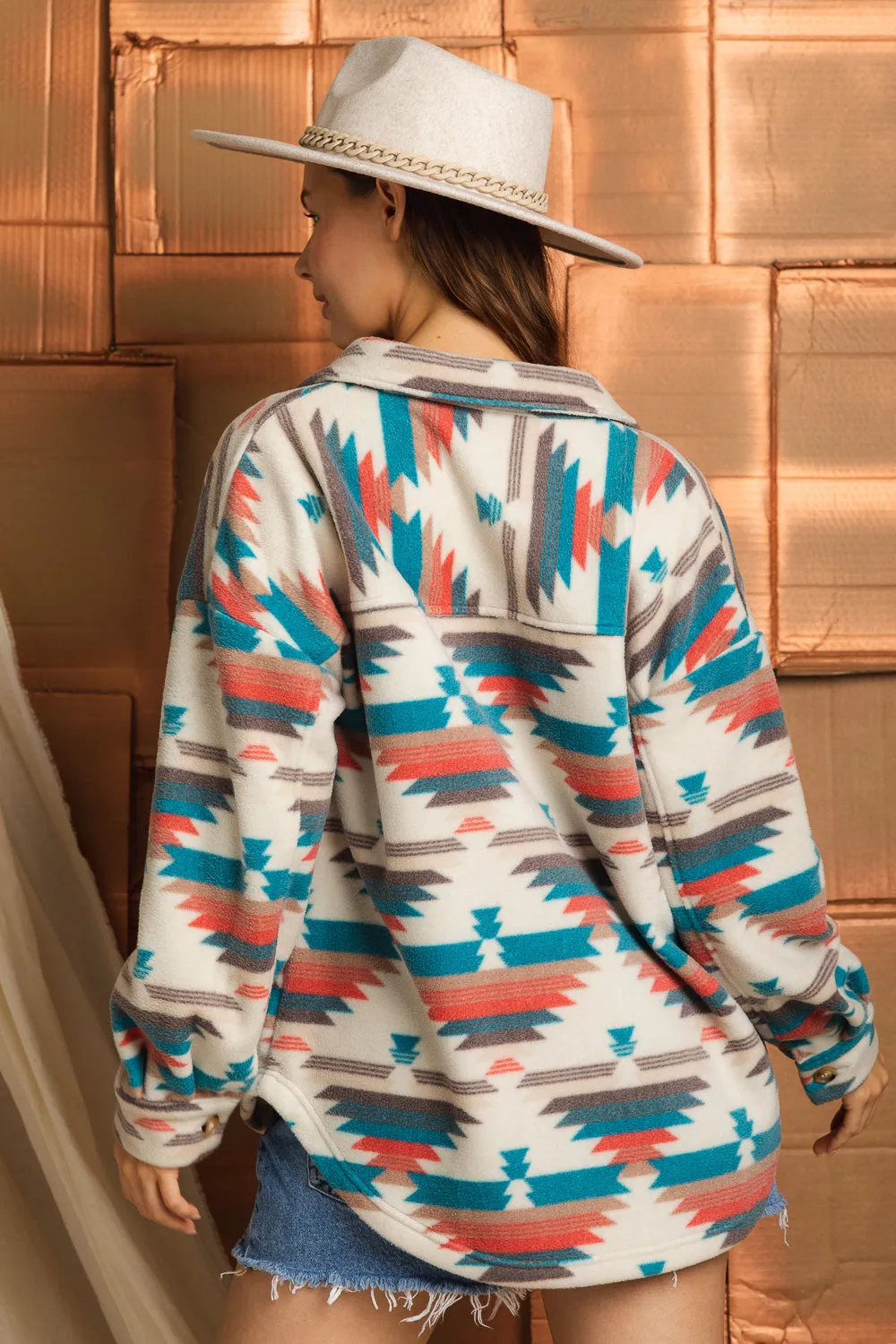 Back To Nature Jacket - Teal Mix