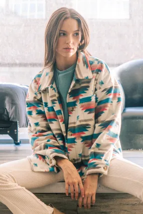 Back To Nature Jacket - Teal Mix