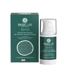 BasicLab Spot Serum for Micro-Inflamatory Spots with 7% AHA/BHA, 3% Azelaic Acid & Lactoferrin 15ml