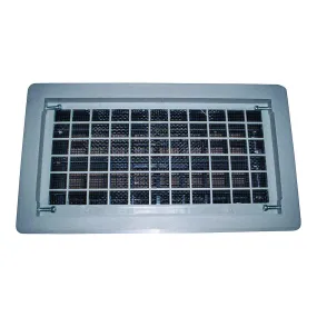 Bestvents 315CGR Foundation Vent, 62 sq-in Net Free Ventilating Area, Mesh Grill, Thermoplastic, Gray