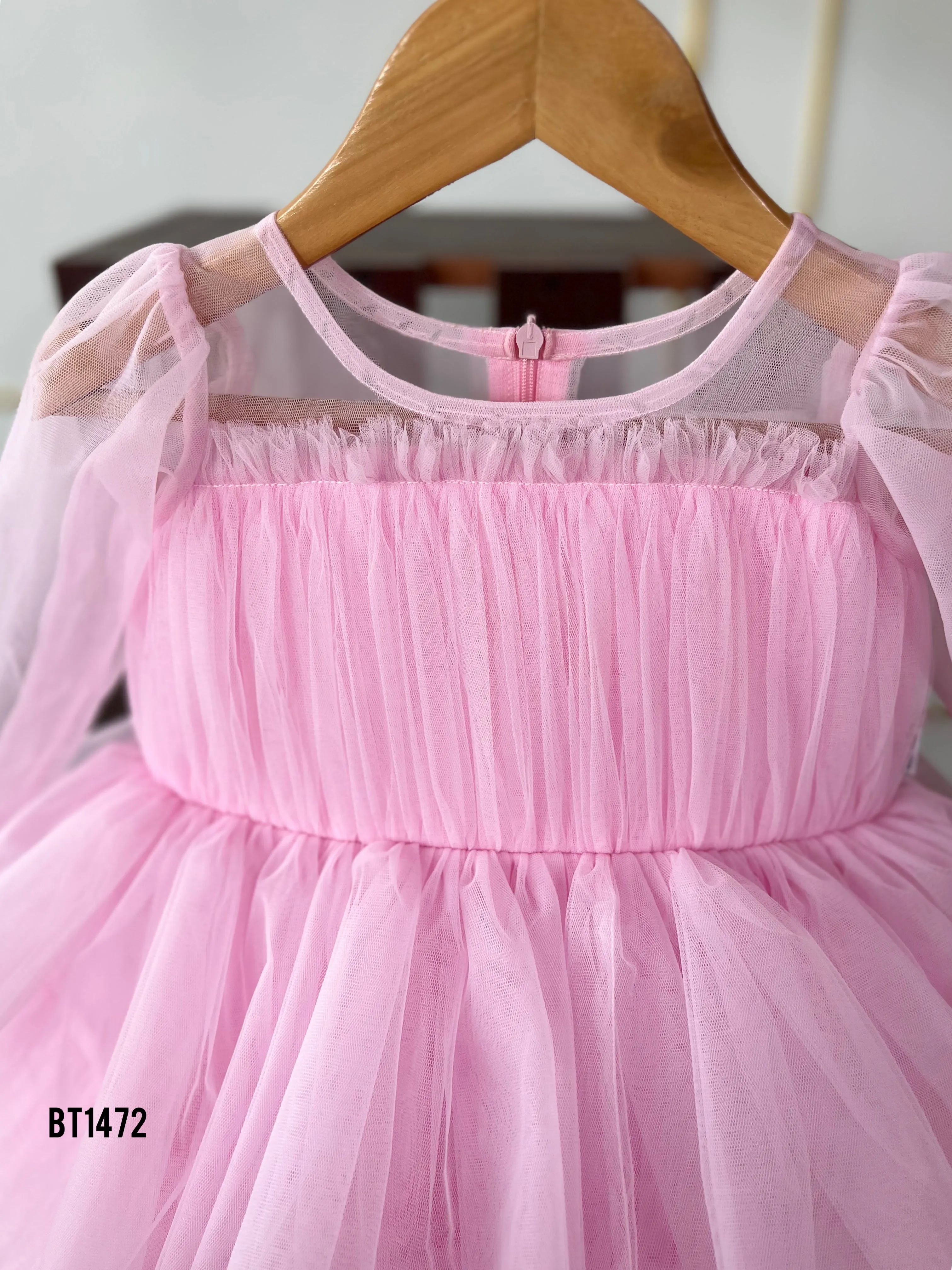 BT1472 Cherished Blush Frolic Dress – Every Twirl Tells a Story