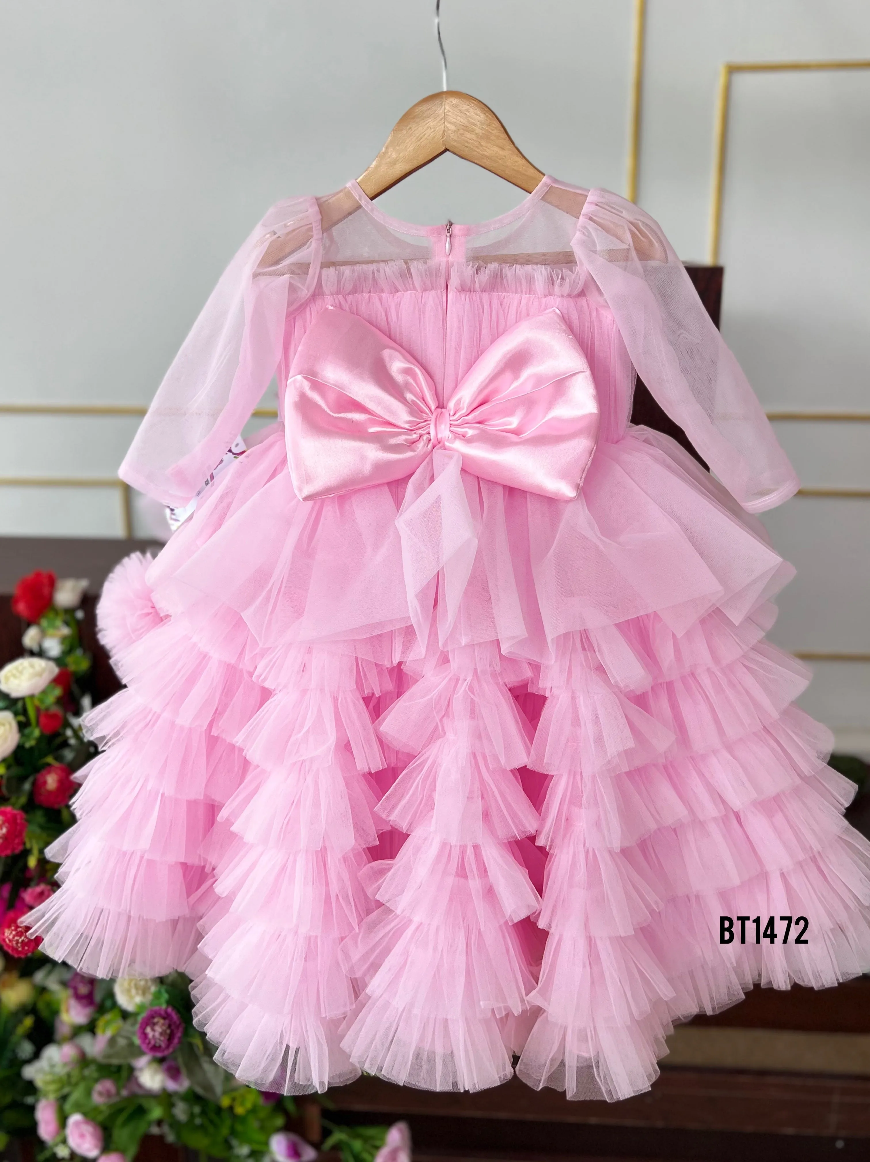 BT1472 Cherished Blush Frolic Dress – Every Twirl Tells a Story