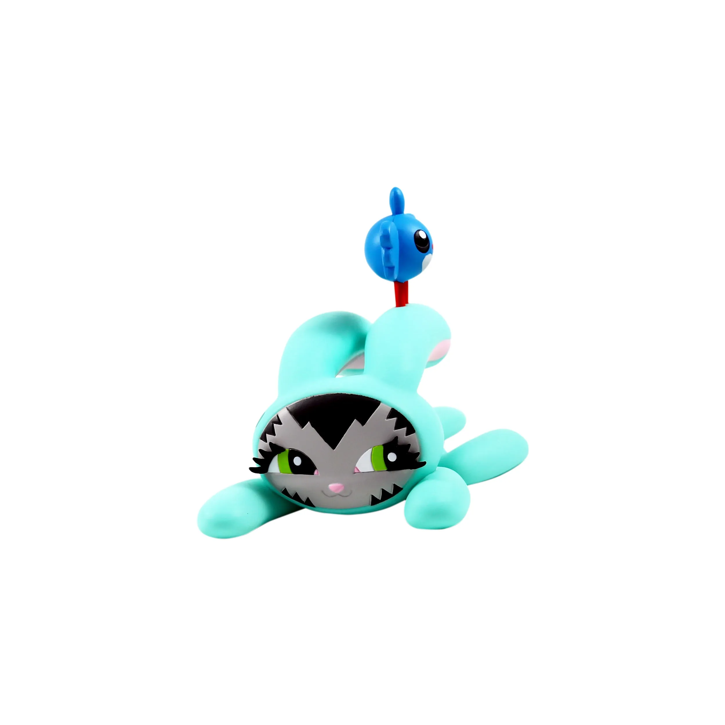 BunnyKitty (Blue Teal Editon) by David "Persue" Ross x 3dRetro