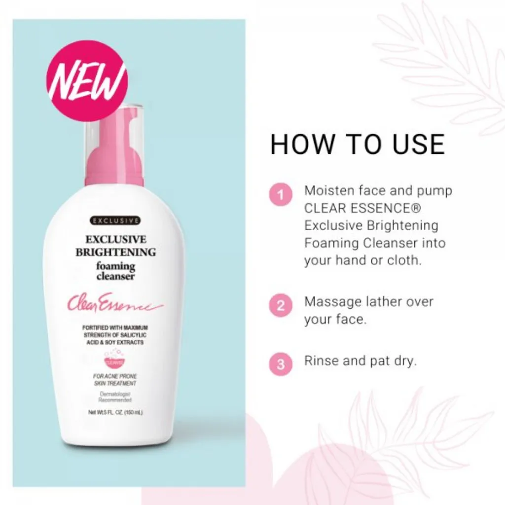 Clear Essence Brightening Foaming Cleanser 5oz