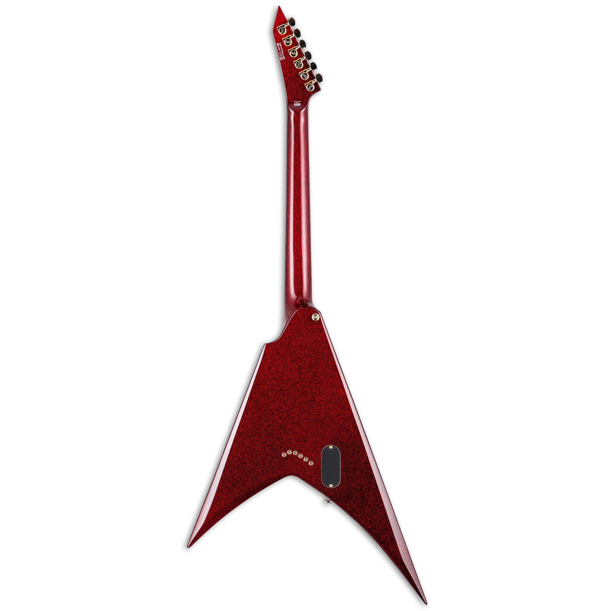 ESP LTD Kirk Hammett V Electric Guitar - Red Sparkle