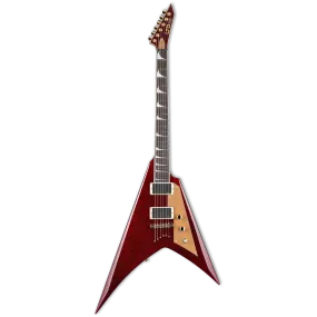 ESP LTD Kirk Hammett V Electric Guitar - Red Sparkle