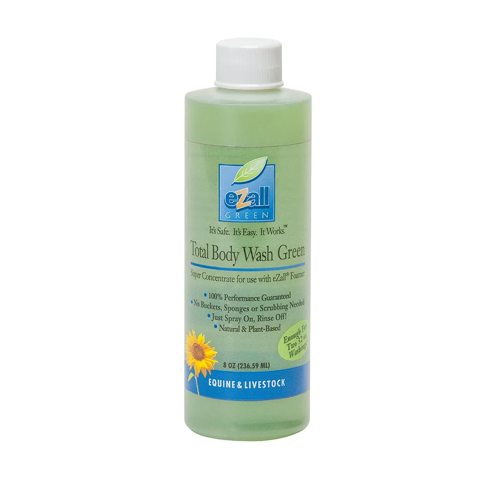 eZall® Total Body Wash, Green, Super Concentrate, 8 oz.