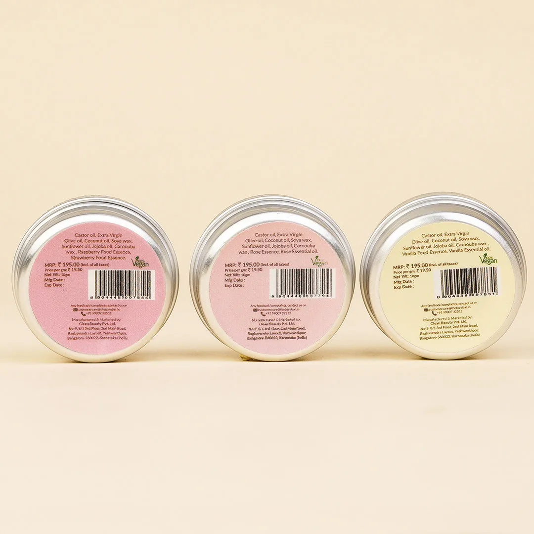 Gulab, Berry & Vanilla Lip Balm Collection
