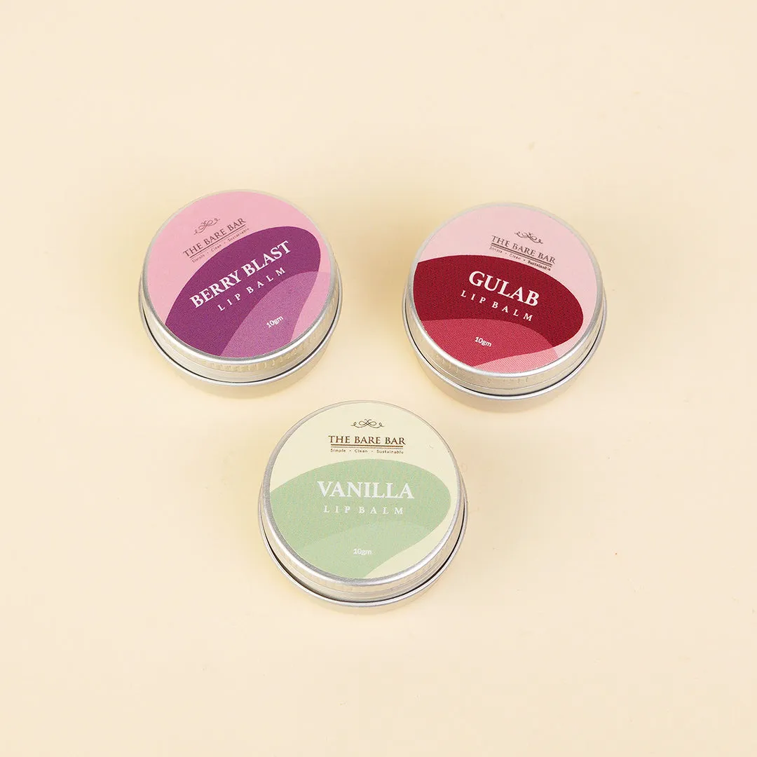 Gulab, Berry & Vanilla Lip Balm Collection