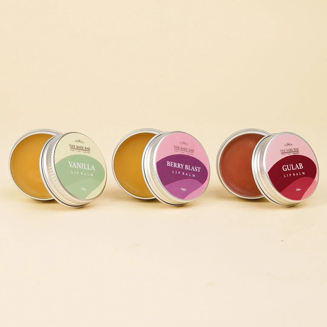Gulab, Berry & Vanilla Lip Balm Collection