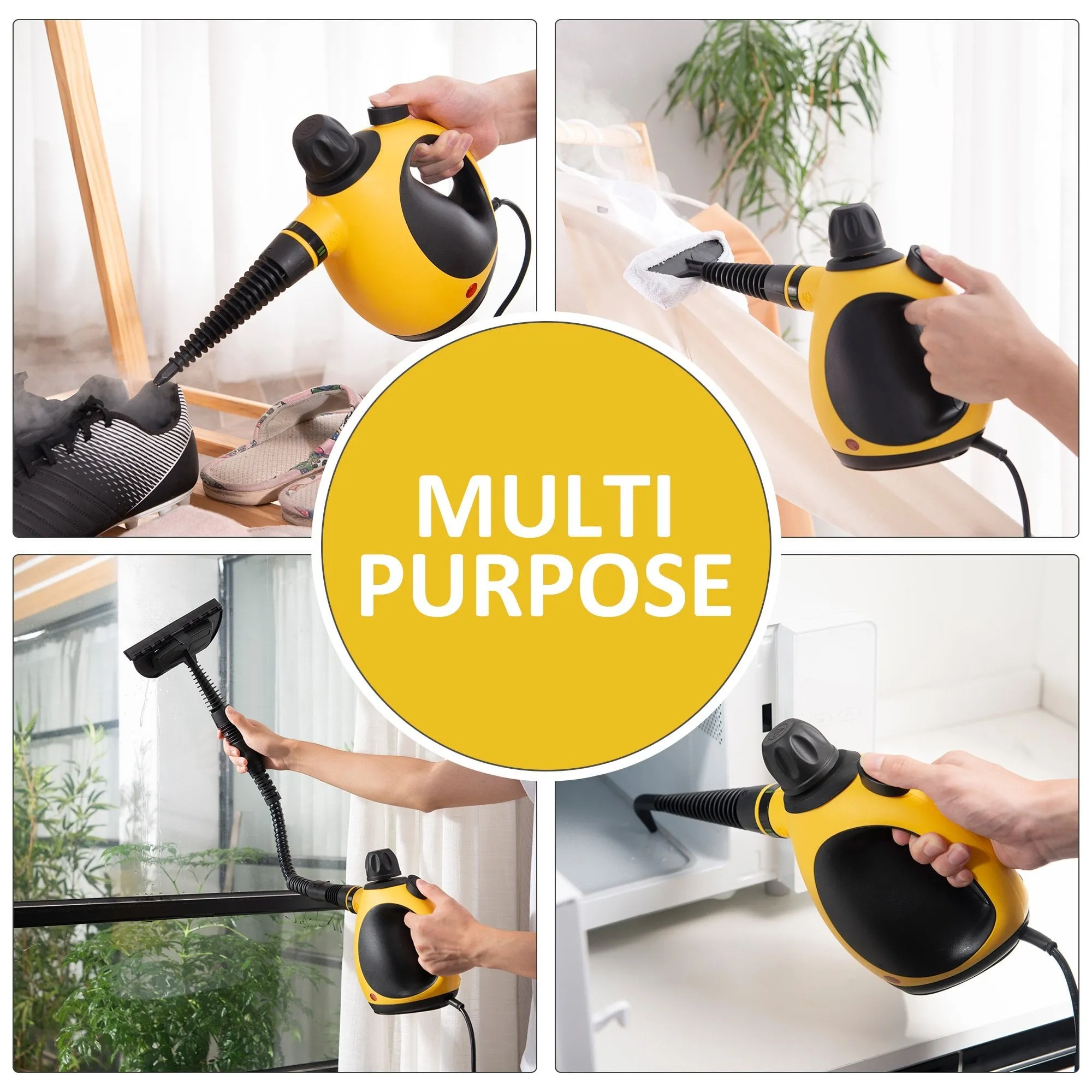HOMCOM Handheld Steam Cleaner