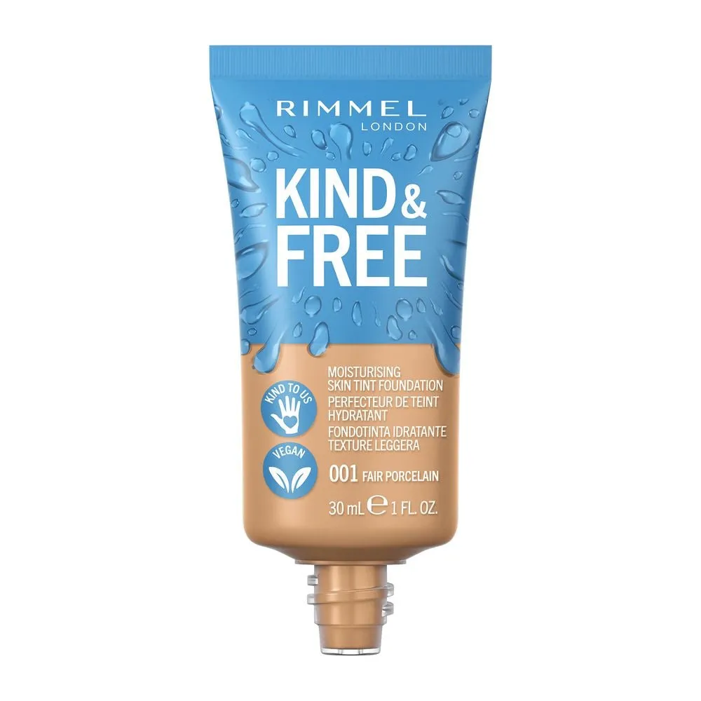 Kind & Free wegański podkład nawilżający 001 Fair Porcelain 30ml