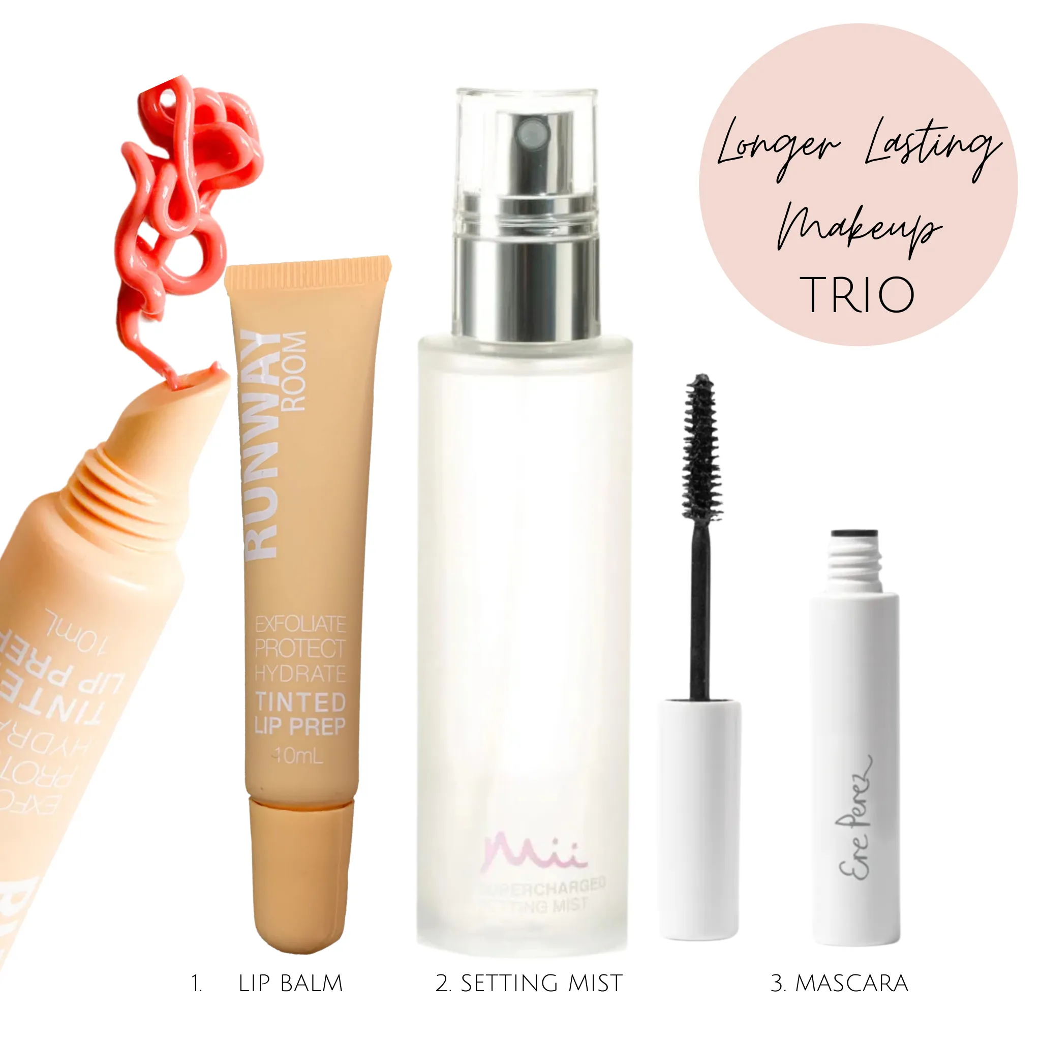 Longer-lasting Makeup Trio