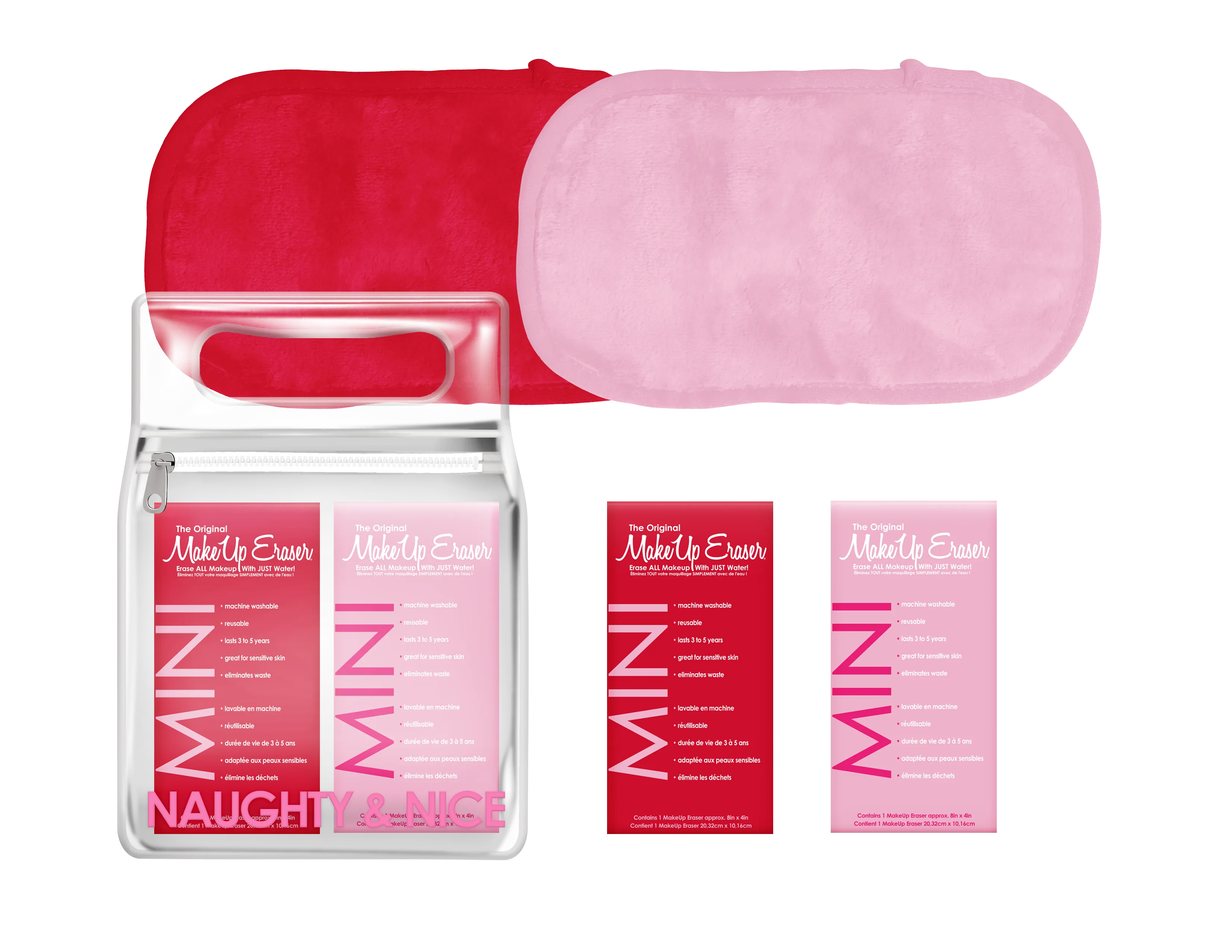MakeUp Eraser Naughty & Nice 2pc Minis | Holiday Collection