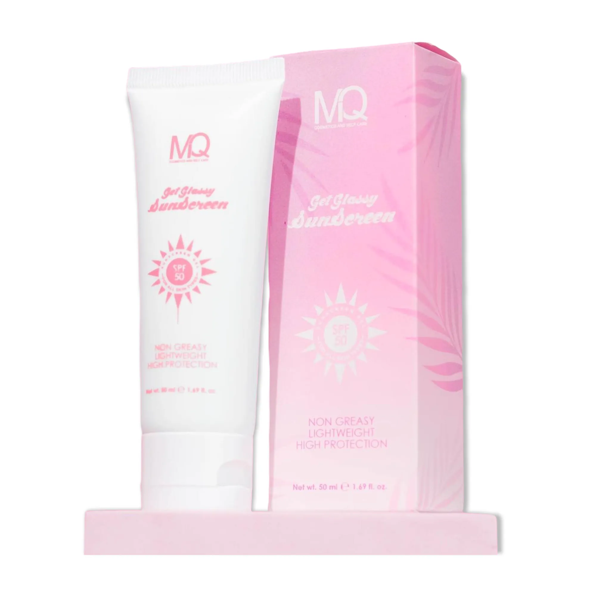 MQ Cosmetics- Get Glassy Sunscreen SPF 50 - 50ml