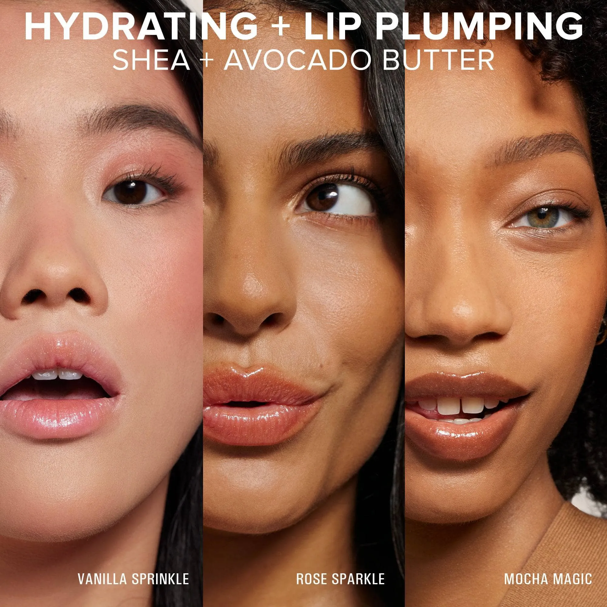 NUDEGLOW LIP SET HYDRATING PEPTIDE 3-PC KIT