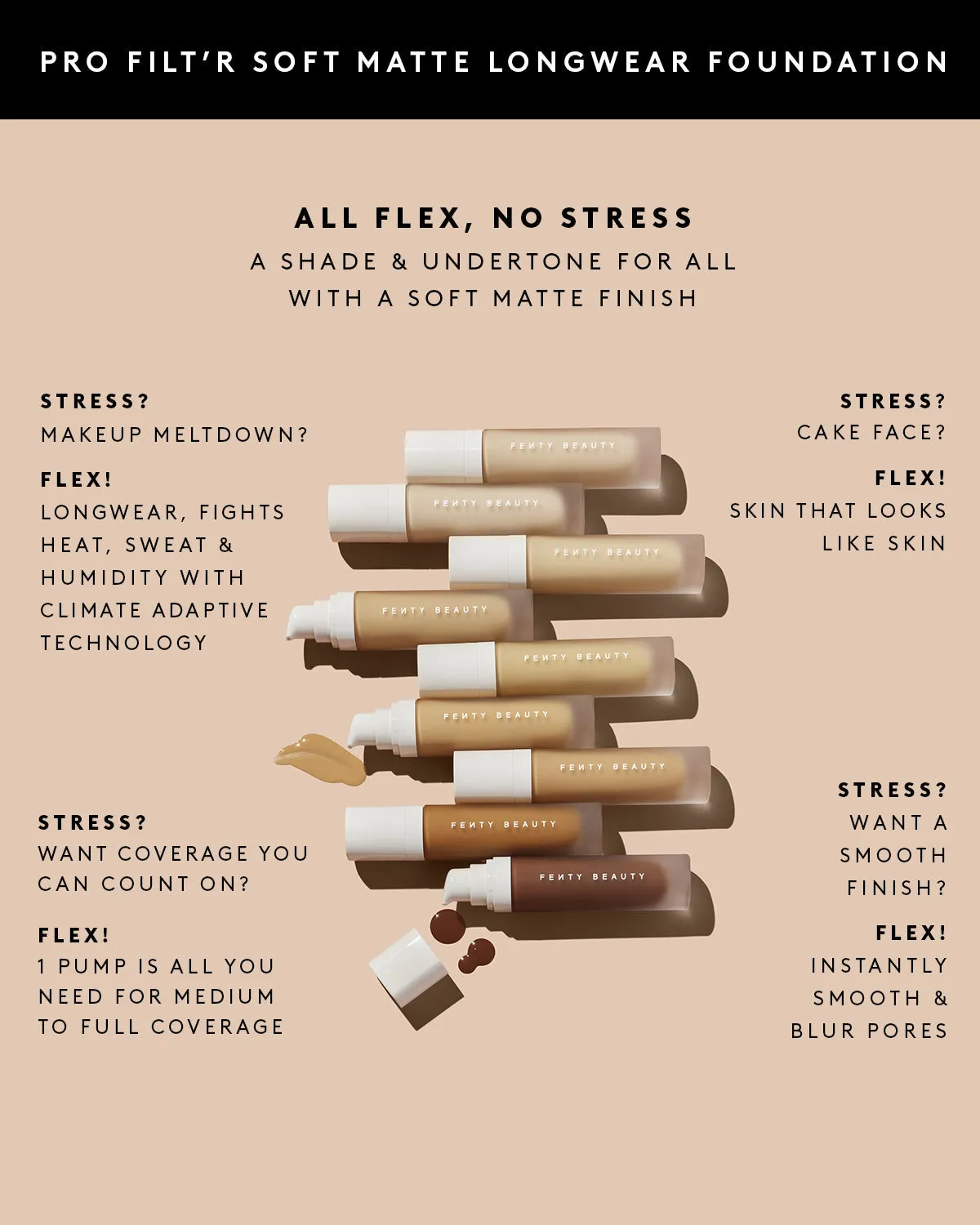 Pro Filt'r Mini Soft Matte Longwear Foundation — #320