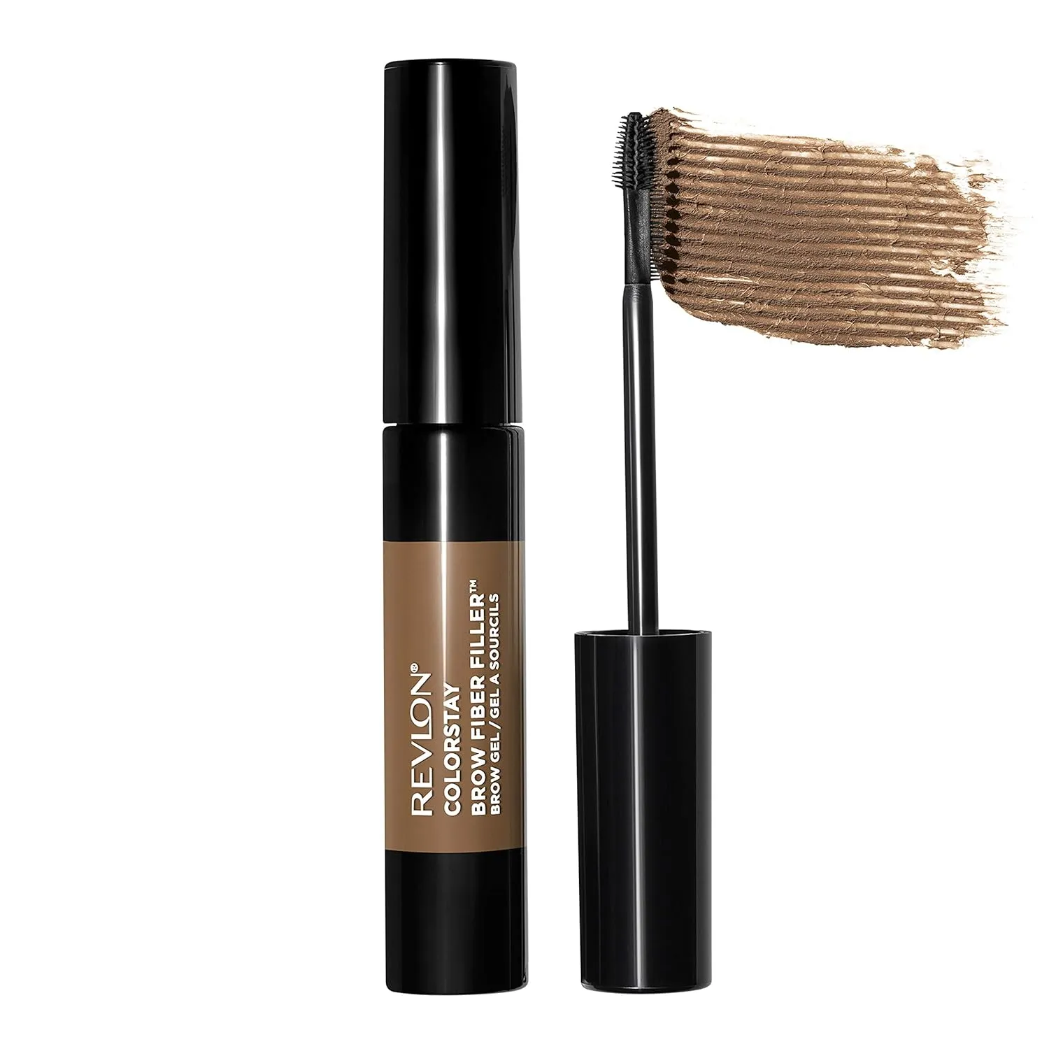 Revlon ColorStay Brow Fiber Filler, Longwearing & Volumizing Waterproof Eyebrow,