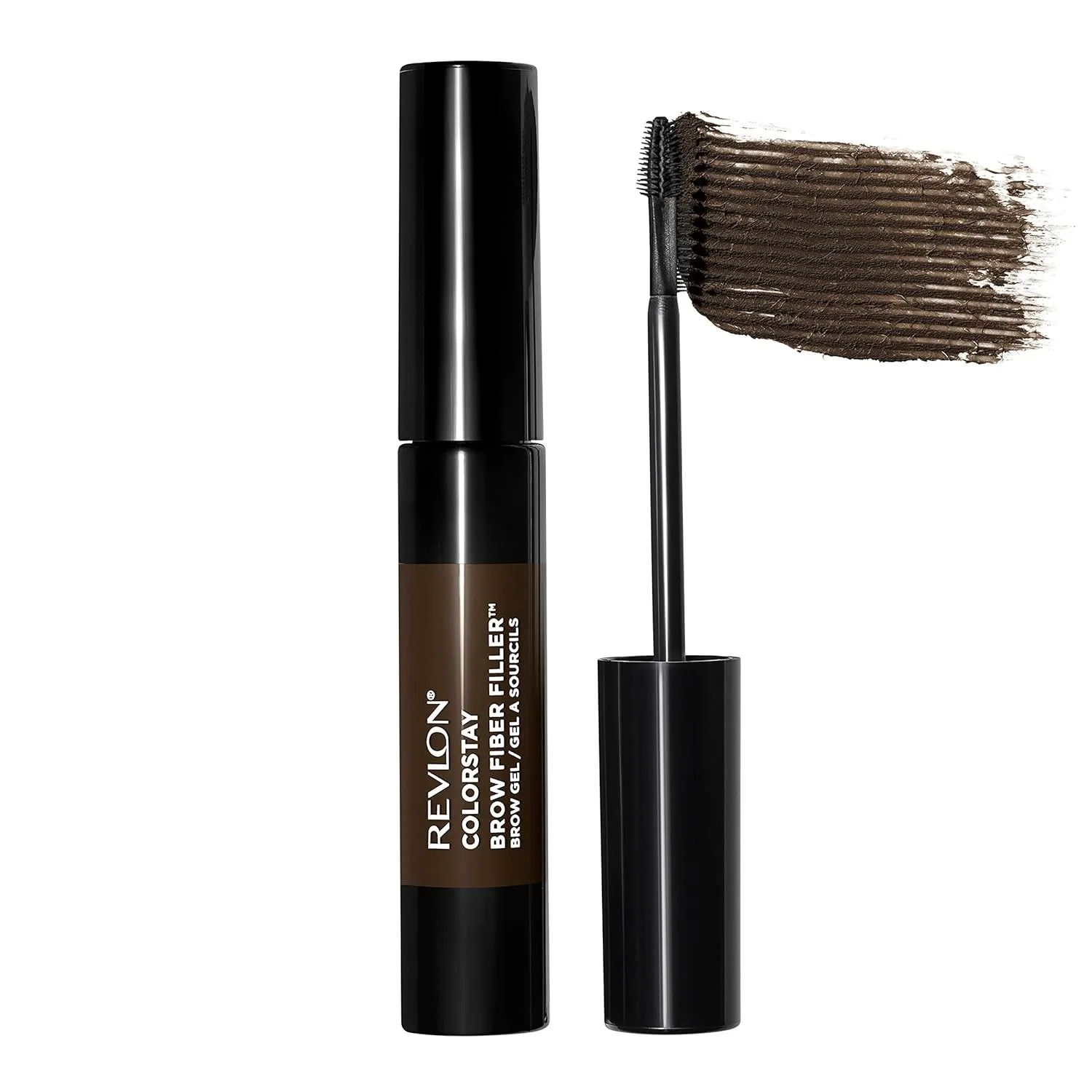 Revlon ColorStay Brow Fiber Filler, Longwearing & Volumizing Waterproof Eyebrow,