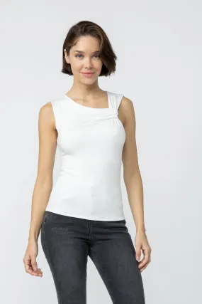 The Ellie Top: Asymmetrical Side Twist Top