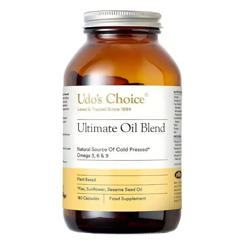 Udo's Choice Ultimate Oil Blend 1000mg 180 Capsules