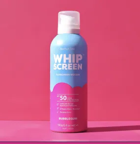 WhipScreen™ SPF 50 Bubblegum sunscreen mousse